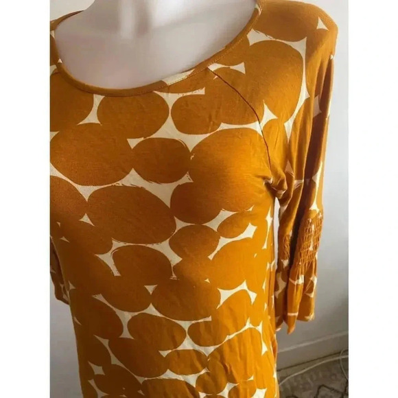 NWT Women's Agnes & Dora Dress - Size S - Yellow Big Gold Fun Dot Walker - Picture 3 of 10